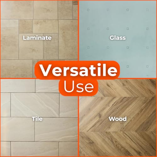 Macromax Premium Flat Tablet Mop - 8L Capacity for Wet & Dry Cleaning - Microfibre Mop with Washable Heads & Replacements - 180° Swivel Handle - Lock & Strap System for Hardwood, Tile & Laminate - color: Flat Tablet Mop