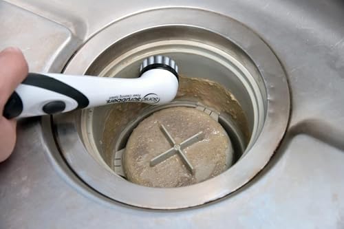 Sonic Scrubber – Super Electric Cleaning Brush | 3 Heads & 4 Multi-Firm Pads to Scrub, Polish & Clean Tile, Grout, Kitchen, Bathroom & More | Water-Resistant | Well-Loved in Japan
