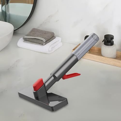 Wet Dry Spray Mop Tool Handheld Portable Mop Kitchen Counter Cleaning for Indoor Car Detail Office Bathroom Small Space, Gray