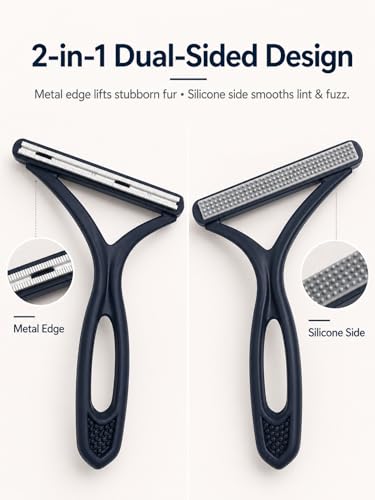 Pet Hair Remover, Dog and Cat Hair Remover, Reusable Lint Removal Tool for Couch, Carpets, Cat Trees, Car Mats, Furniture, Clothes