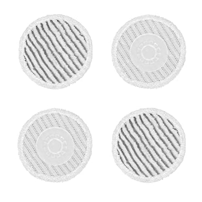 AIR U+ S8201 Pads Replacement Steam Mop Pads for Shark S8201 S7001 S8001 S7201 S7000AMZ S7000 S7005 S7020 S7001C Series Steam & Scrub All-in-One Scrubbing Mop, 4 Pack - color: White 4 Pack
