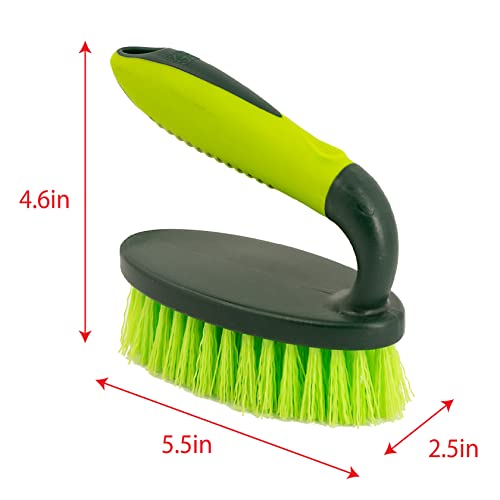 Pine-Sol Heavy Duty Scrub Brush – Comfort Grip | Iron Handle Design | All-Purpose Scrubber for Cleaning Kitchen, Bathroom, Sinks, Tubs, Floors