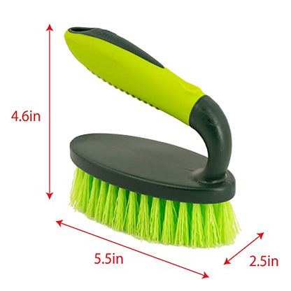Pine-Sol Heavy Duty Scrub Brush – Comfort Grip | Iron Handle Design | All-Purpose Scrubber for Cleaning Kitchen, Bathroom, Sinks, Tubs, Floors