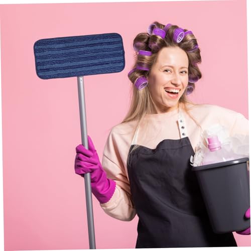 Beavorty Reusable Microfiber Mop Pads for Flat Mop Replacement Heads Versatile Washable Pads for Multi Surface Cleaning Dual Functionality for Wet Dry Use