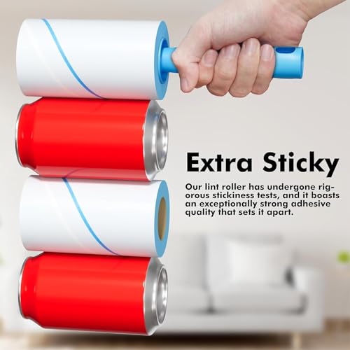 Lint Rollers for Pet Hair Extra Sticky, 600 Sheets Mega Value Set Lint Rollers for Pet Hair Removal, Dog and Cat Lint Remover for Clothes, Furniture, Carpet - size: 600 Sheets Standard