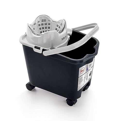 Rayen 0336.12 Mery's Mop Bucket, Gray 38.2 x 25.5 x 39 cm