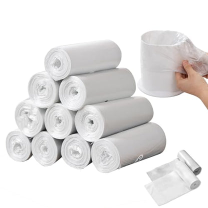 Mini Strong Trash Bags, 0.5 Gal Small Garbage Bags for Desktop Mini Trash Can, 300 Counts, White - color: White