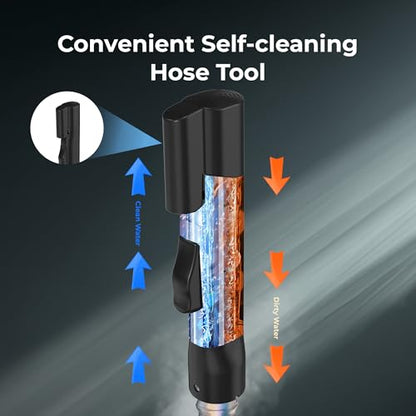 Rosewill Multi-Purpose Portable Carpet and Upholstery Cleaner, Powerful Suction 17 KPa Spot Cleaner, 550W Motor, Car and Auto Detailer, Stain/Spot Remover; Versatile Use: Carpet, Sofa, Pet Hair - color: Black