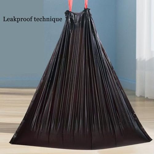 Ultra Thick16-18 Gallon Black Drawstring Trash Bags | 26x33 inches Heavy Duty Plastic Garbage Bags for Household Kitchen Living room Office Restaurant Thickened Stretchy