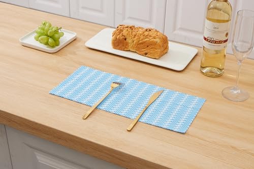 Reusable Cleaning Towels, Multi-Purpose Handy Towel, Blue Handi Wipe Reusable Cloths, Disposabel Dry Kitchen Wipes, Dish Cloths, Durable, Absoebent,Dry Quickly, 50 Count - color: Blue,50 Pcs