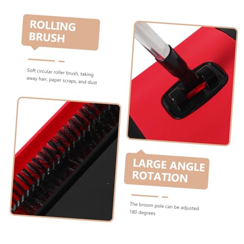 1set Manual Carpet Floor Sweeper with Handle Non-Electric Rubbish Removal Tool for Pet Hair and Debris for Cleaning