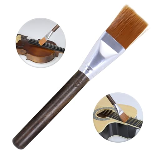 Guitar Violin String Cleaner Brush Tool Wood for Musical Instrument Brown Electronics Computer Keyboard Laptop Cleaning Brush
