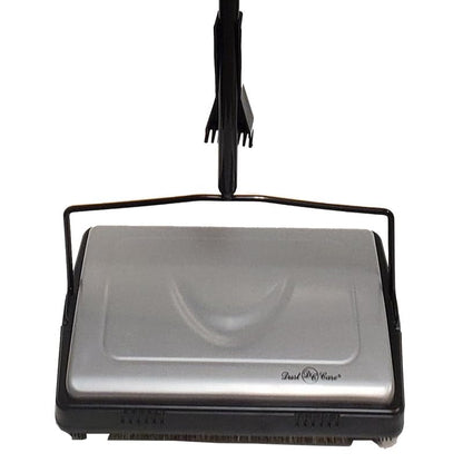 Dust Care DC 12985 11" Cleaning Path Commercial Grade Carpet Sweeper – Non-Electric, Triple-Brush System, Clean Out Comb on Board – Ideal for Efficient Cleaning of Carpets and Floors
