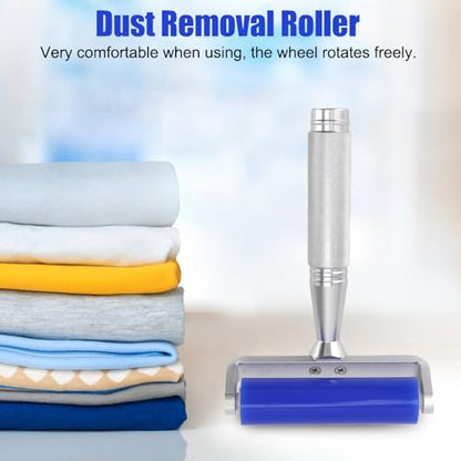 Silicone Manual Roller Dust Removal Sticky Roller 16in Screen Cleaning Tool for Workshop Home (6 Inch) - size: 6 Inch