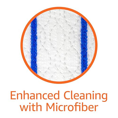 Amazon Basics Wet Mopping Cloth Refills, Multi-Surface Floor Cleaning, Fresh Scent, Low Streak, Disposable, 24 Count (Fits Swiffer Sweeper Mop Heads) - size: 24 Count (2 Packs of 12), style: Wet Mopping Cloth Refills