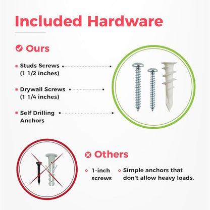 TIDYME Garage Tool Organizer Wall Mount - 48 inches - Sturdy Storage Rack with Adjustable Hooks, Anti-Rust - Easy Installation, 300lbs Capacity - Garden Tool Organizer (03 Racks & 06 Hooks) - size: 48" Carbon Steel with 3 Racks & 6 Hooks
