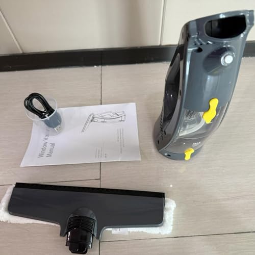 Window Cleaner Handheld Electric Cordless Window Vacuum Squeegee Glass Cleaner Multi Surface Cleaning Tool Suitable for Home Office Kitchen