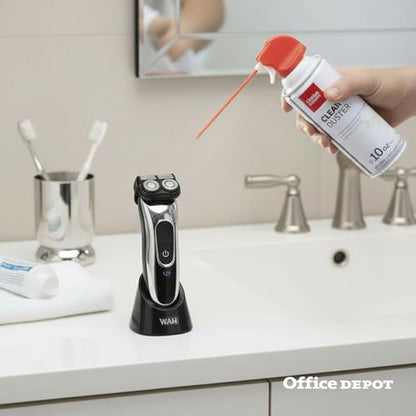 Office Depot Cleaning Duster, 10 Oz Compressed Canned Air for Electronics, Keyboard Cleaner for Computer, Laptop, PC, Printer, Office Equipment, Moisture-Free, Pack of 6 - size: 6