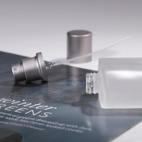 50ml/1.7 Oz Frosted Glass Spray Bottle Perfume Atomizer,Refillable Perfume Spray Bottle Perfume Bottles Empty with 3 Kinds of Perfume Dispenser (Frosted Glass 50ml) - style: Frosted Glass 50ml