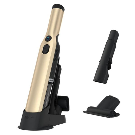 Shark WANDVAC Cordless Hand Vacuum, Lightweight & Portable at 1.4 lbs., Powerful Suction, Charging Dock, One-Touch Empty for Car & Home, French Gold, WV201GD - color: French Gold