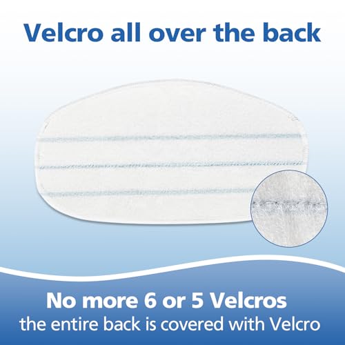 LINNIW 6 Pack Replacement Steam Mop Pads Compatible for PurSteam ThermaPro 10-in-1 - size: Pack of 6