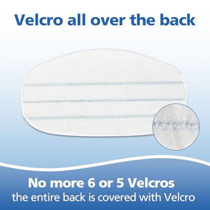 LINNIW 6 Pack Replacement Steam Mop Pads Compatible for PurSteam ThermaPro 10-in-1 - size: Pack of 6