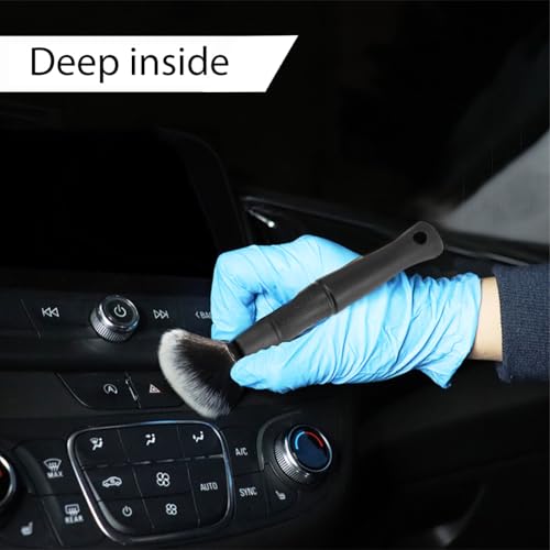 1PC 6.69in of Cleaning Brush Extremely Practical Soft Brush for Car Interior, Solving Dust Issues in A/C Outlets & Gaps with Ease
