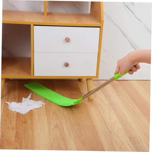 Cabilock Telescoping Gap Duster with Washable Cloths Flexible Cleaning Wand for Under Furniture Slim Design for Tight Spaces Efficient Dust Removal Tool - size: 43.00X7.50X0.30CM