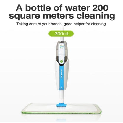 Mop and Bucket Set for Floor Cleaning – Microfiber Spray Mop with Reusable Pads, Self-Wringing Spin Mop for Hardwood Floors, Tile, Laminate – Complete Home Cleaning Kit with 360° Rotation