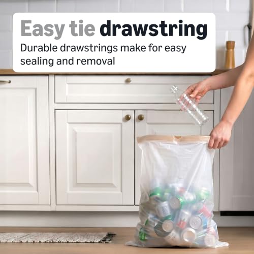 Amazon Basics 18G Compactor Bags - 18 Gallon - 50 Count - 2 Mil (Previously AmazonCommercial)