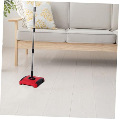 Manual Carpet Sweeper Handheld Vacuum Cordless Dust Mop Pet Hair Removal Broom Non-Electric Rug Broom for Home Cleaning