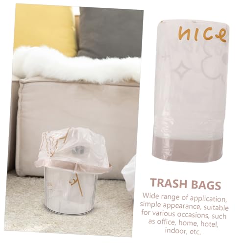 NOLITOY 60pcs Heavy Duty Kitchen Trash Bags Large Drawstring Garbage Bags Thickened for Home Office