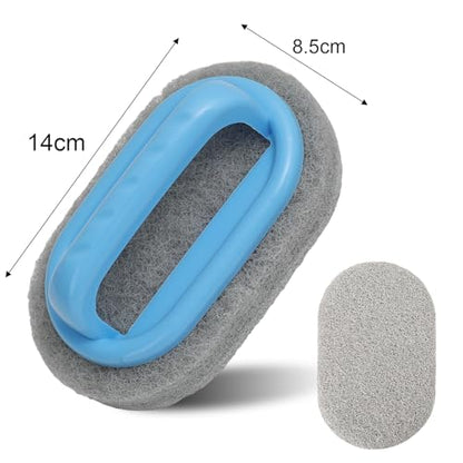1 Piece Ergonomic Handle Cleaning Brush Reusable Kitchen Pan Pot Dishwashing Scouring Pad Brush Household Tableware Clean Tools 14 * 8.5cm