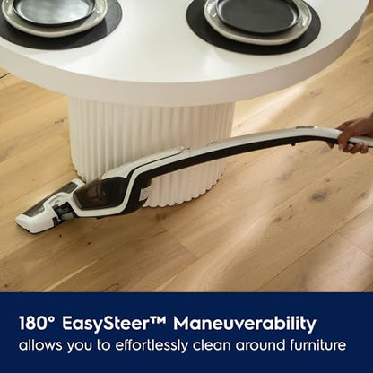 Electrolux Ergorapido Cordless 2-in-1 Vacuum Cleaner with High Suction Power and 180° EasySteer Mobility, 48-Minute Run Time, 2 Power Modes, Satin White - style: Standard