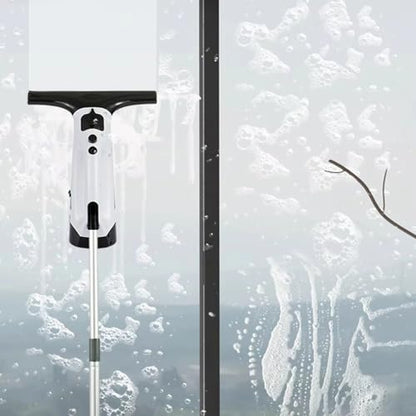 Cosiki Window Cleaning Vacuum, 2000Pa Cordless Handheld Cleaner for Glass Shower Car Window Tile Multi Surface, with 280mm Wiper 150ml Tank 2200mAh Battery