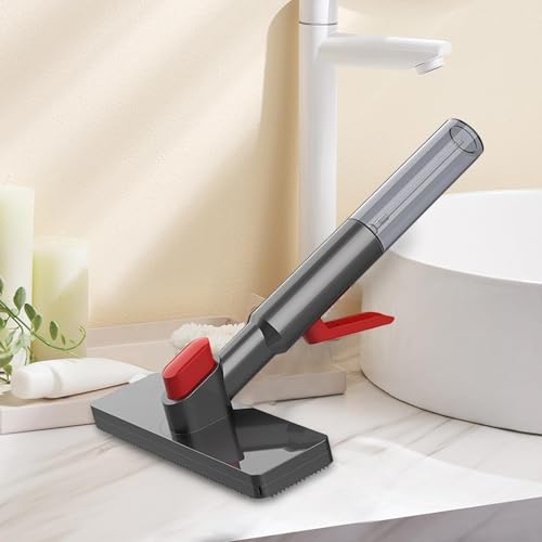 Wet Dry Spray Mop Tool Handheld Portable Mop Kitchen Counter Cleaning for Indoor Car Detail Office Bathroom Small Space, Gray