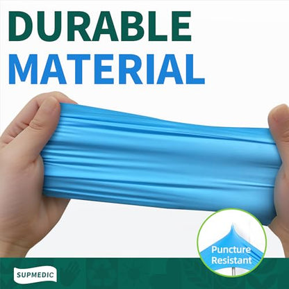 Supmedic Vinyl Disposable Exam Gloves, 4Mil Powder-Free Latex-Free Food Grade Cooking Cleaning Medical Glove Blue 100&1000 Ct - color: X-large (1000 Blue)