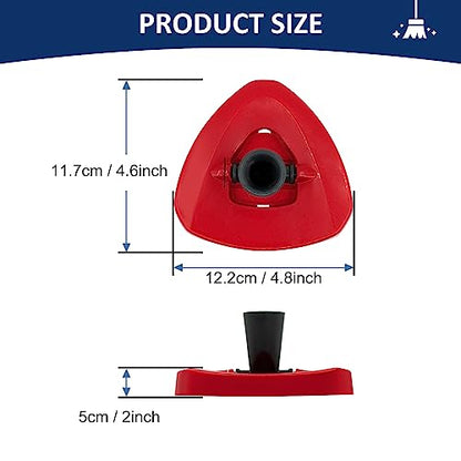 Spin Mop Replacement Head Base Compatible with Ocedar RinseClean 2 Tank System Only Spin Mop Heads Base Replacement for O Cedar Mop Replace Head, Rotating Mop Base for EasyWring RinseClean Spin Mop - color: Mop Base-2 Tank Rinseclean System