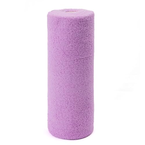 Eforcase Cleaning Towels Disposable Dish Cloths Microfiber Reusable Handy Cleaning Wipes Multi-Purpose Towel Roll Reusable Cleaning Cloths House Kitchen Cleaning Cloth Wiping Dishcloths,20 Count - color: Purple