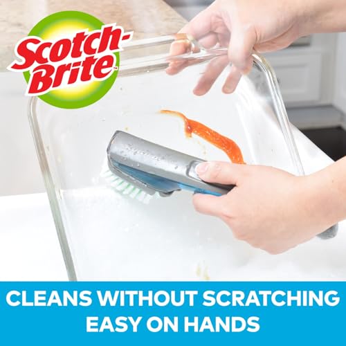 Scotch-Brite Soap Control Dishwand Brush Refills, Non-Scratch Scrub Brush Heads, Durable & Odor-Resistant, 1 Count (2 Total Refills) - size: 1 Count (2 Total Refills)