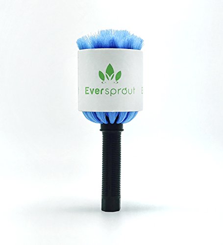 EVERSPROUT Twist-On Cobweb Duster | Hand Packaged to Protect Bristles | Indoor & Outdoor Brush Attachment | Fits Standard Acme Threaded Poles | Brush Head with Handle, No Pole (Medium-Stiff Bristles) - style: Cobweb Duster (Medium-Stiff Bristles)