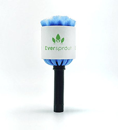 EVERSPROUT Twist-On Cobweb Duster | Hand Packaged to Protect Bristles | Indoor & Outdoor Brush Attachment | Fits Standard Acme Threaded Poles | Brush Head with Handle, No Pole (Medium-Stiff Bristles) - style: Cobweb Duster (Medium-Stiff Bristles)