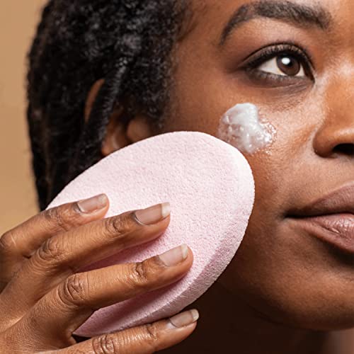 GoodJanes Facial Sponges for Sensitive Skin – Hypoallergenic Reusable Face Sponges for Gentle Cleansing & Light Exfoliation – Latex-Free, Non-Irritating Skincare Tools, 2-Pack