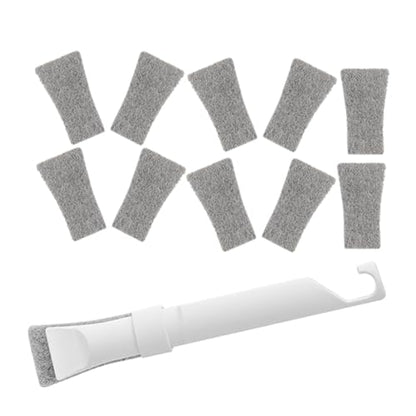 Generic 1 Set Multifunctional Grout Brush Compact Cleaning Tool for Tight Spaces Kitchen Bathroom Sinks and Window Tracks Includes Detachable Scraper for Versatile Use