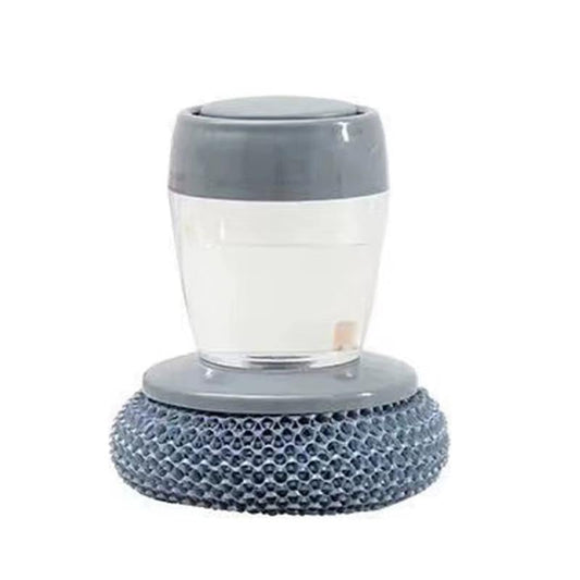 Automatic Liquid Filling Good Handle Soap Dispense Palm Kitchen Brush for Bowl Sink Cleaning Pot Comfortable