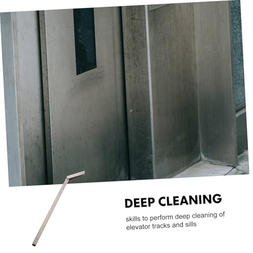 PRETYZOOM Elevator Groove Scraper Tool for Efficient Gap Cleaning and Maintenance Office and Residential Buildings Innovative Design for Deep Debris Removal and Enhanced Performance - size: 23.50X4.00X1.00CM