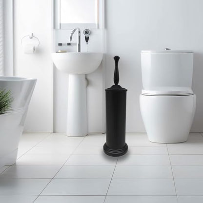 Matte BlackToilet Bowl Brush with Holder, Durable Bathroom Cleaning Tool, Modern Design for Easy Toilet Maintenance, Bathroom Cleaner Brush for Efficient Cleaning and Hygiene - color: Matte Black 2