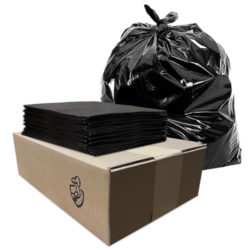 Construction Heavy-Duty Trash Bags 55-60 Gallons | 40 Packs |38 * 56| 3mil Thickness | Professional Puncture Resistance | Suitable for Kitchen, Commercial,Construction, Sanitation, Hotel-MADE IN USA