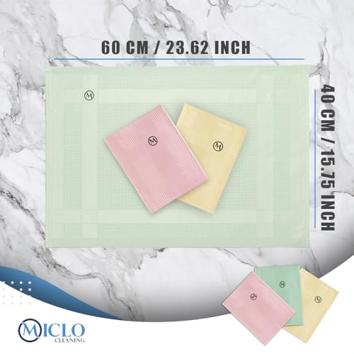 Microfibre Premium Cleaning Cloth Set of 3 - Magic Cloth | All Purpose, Absorbent Washcloth | Microfiber for Window, Kitchen, Bathroom | Lint-Free, Scratch-Free Glass CLoth | 16'' x 24'' | Soft Series