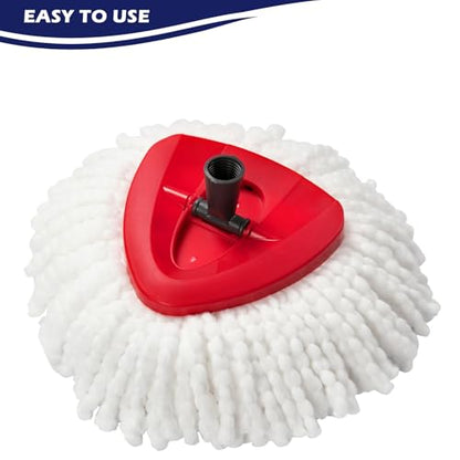 Spin Mop Replacement Base Compatible with O-Ceda EasyWring Mop Replace Head | Plastic Mop Base Part, Rotating Mop Head Cover, Triangle Easy Cleaning Base for Spin Mop Accessories